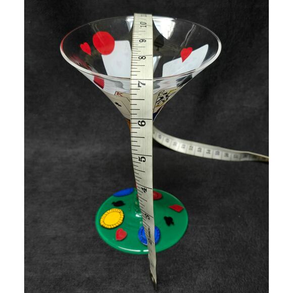 Lolita Love My Martini Pokertini Hand Painted 7oz. Drinking Glass - Picture 9 of 10